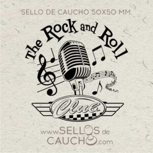 Sellos personalizados 50x50 mm.