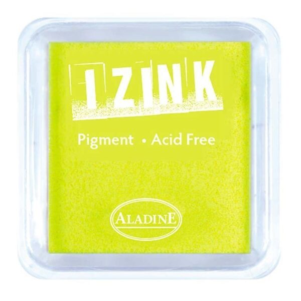 Tampon Izink amarillo-fluorescente